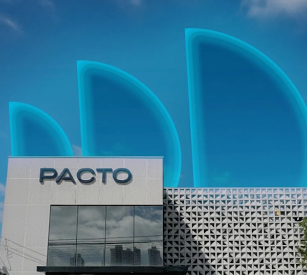Fachada da sede Pacto